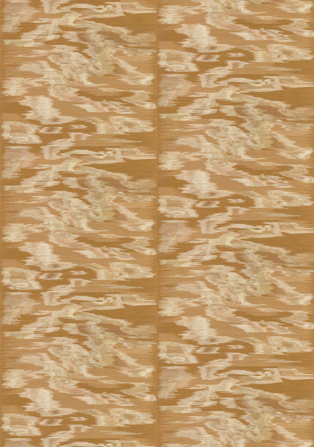 Élitis Tapete Samarkand RM 1098 01 mit geometrischem Boho-Design aus Textil - Bild 1