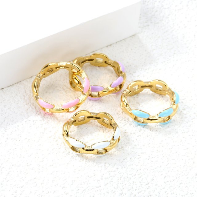 LUXUSTEEL Ring, Edelstahl, vergoldet, Gold, Kinder - Bild 1