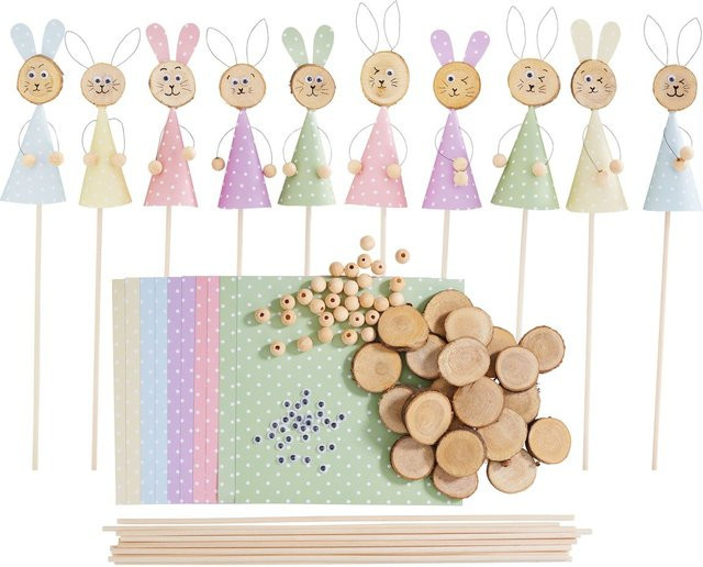 VBS Bastelset Hasenstecker für Ostern in Multicolor - Bild 1