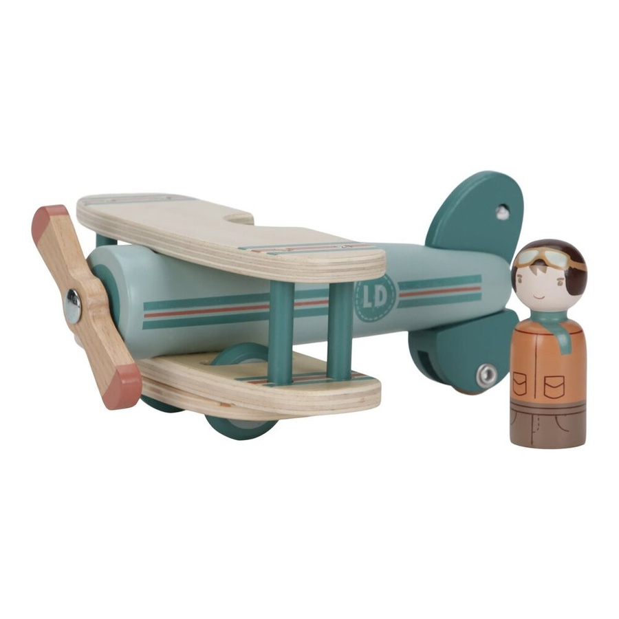 Little Dutch Holzspielzeugflugzeug - Bild 1