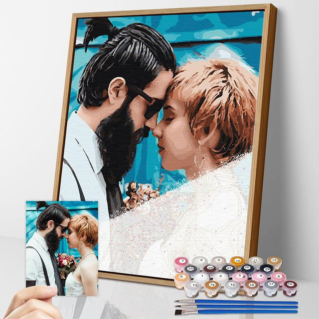 MomoArt DIY Foto-Malset nach Zahlen, Leinwandbilder, Set / Bundle - Bild 1