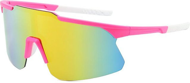 Yiran Health & Beauty Radsportbrille, Unisex, Vollrand, yellow, multicolour - Bild 1