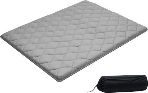 VEVOR Japanische Futon-Matratze Queen Size, faltbare Tatami-Bodenmatratze in Grau, 9-lagige Schlafmatte für Meditation und Yoga, B/T/H: 203,2 x 152,4 x 6,35 cm - Bild 1