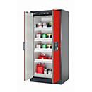 asecos Q-CLASSIC-90 Sicherheitsschrank Typ 90 mit Flügeltüren in Verkehrsrot, B/T/H: 89,3 x 61,5 x 195,3 cm - Bild 2