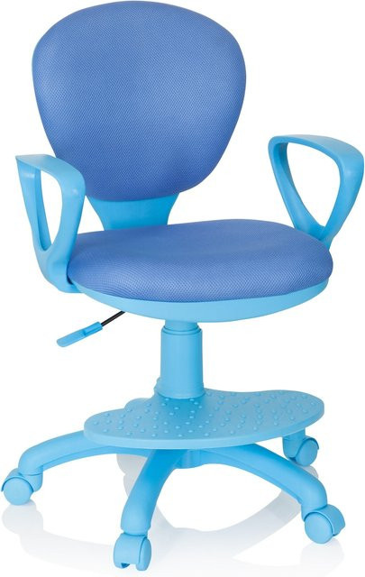 hjh OFFICE Kinderdrehstuhl KID COLOUR in Multicolour mit Armlehnen und Stoffbezug - Bild 1