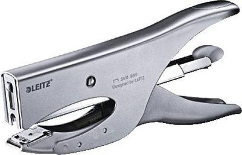 Leitz Heftzange 5549 in Schwarz und Chrom mit einer Heftleistung von 40 Blatt (80 g/m²) für Heftklammern 24/6 - Bild 1