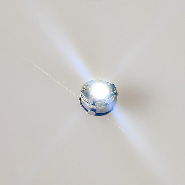 Pijogtwm Drahtlose Miniatur-LED-Lampe in Weiß mit Batterien für DIY-Modellbau und Dekoration - Bild 1