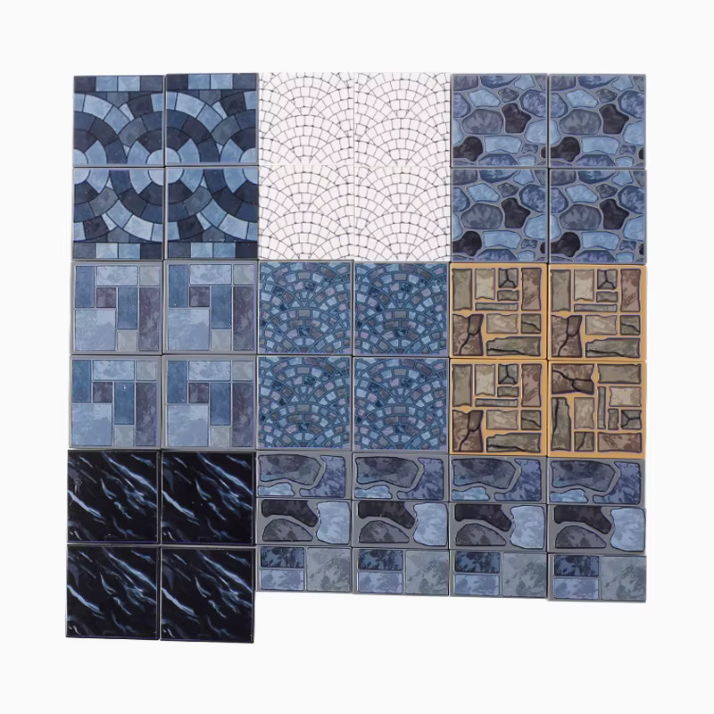 Stadt Szene Figuren Bausteine, Zubehör, Blau, Bunt / Mehrfarbig - Bild 2