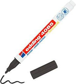 Edding Kreidemarker 4085 Schwarz mit 1-2 mm Strichbreite für glatte Oberflächen - Bild 2