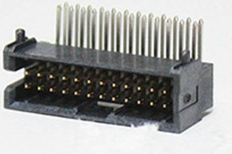 Molex Stiftgehäuse-Platine mit 24 Polen in Schwarz und Gold - Bild 1
