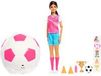 Mattel Barbie Roll and Reveal Fussball Ballspiel für Kinder ab 5 Jahren - Bild 1
