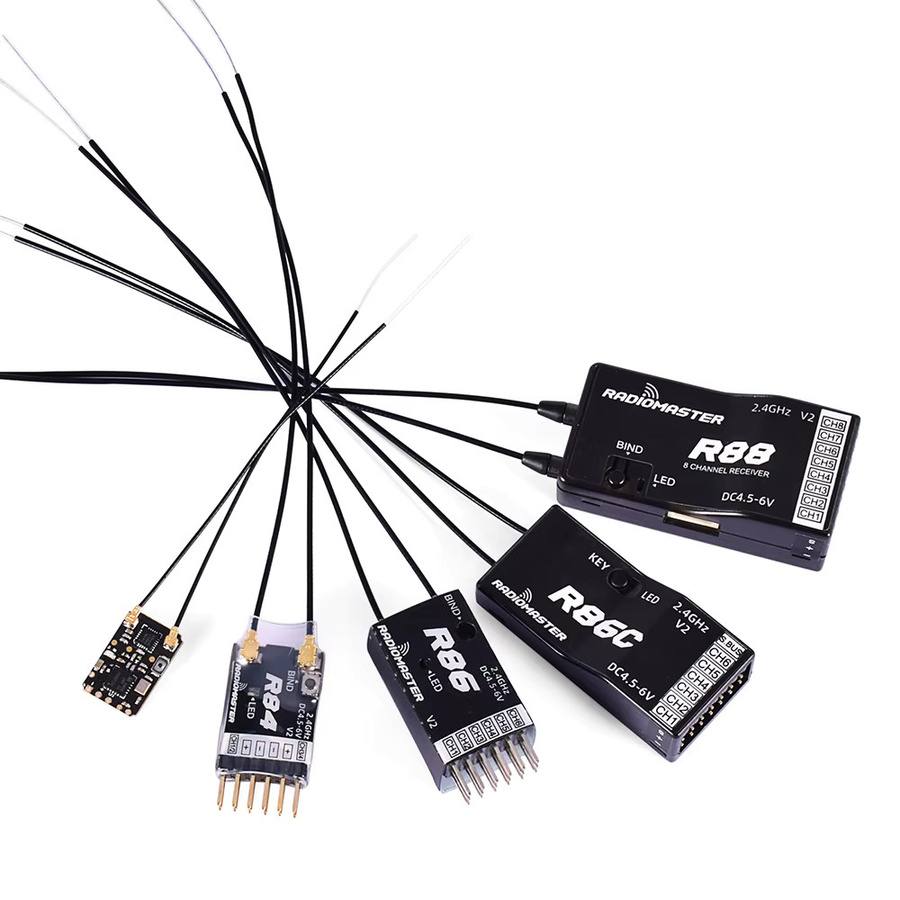 RadioMaster 2,4G Nano-Empfänger Schwarz Kompatibel mit FrSky für RC-Drohnen - Bild 2