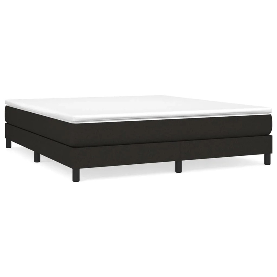 vidaXL Boxspringbett in Schwarz aus Stoff mit B/T/H: 180 x 200 x 203 cm - Bild 2