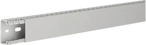 Hager BA725040 Verdrahtungskanal aus Kunststoff, Grau, B: 40 mm, H: 25 mm, L: 2 m - Bild 1