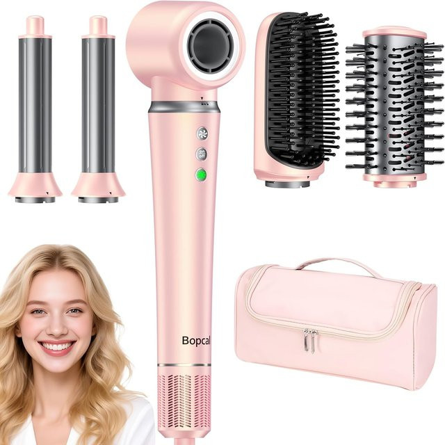 LYSMOSKI 5-in-1 Air Wrap Hair Styler, pink, Unisex - Bild 1