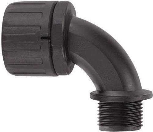 HellermannTyton Schlauchverschraubung HG13-90-M16 Schwarz M16 9.80mm - Bild 1