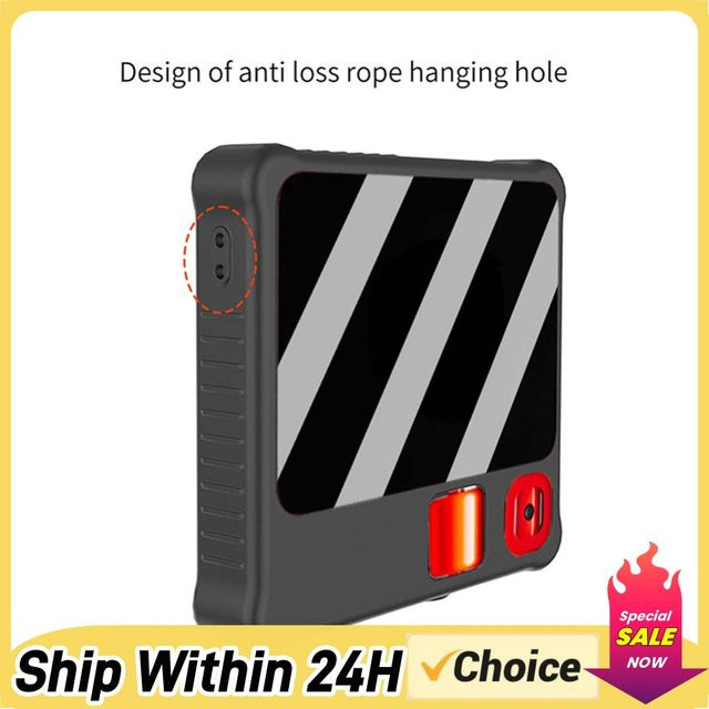 APWIKOGER Silikon-Schutzhülle für Rabbit R1 AI Pocket PC in Weiß, kratzfeste und tragbare Anti-Fall-Abdeckung - Bild 1