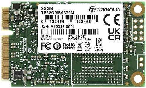 Transcend MSA372M mSATA SSD Industrial SATA III mit 32 GB Kapazität in Grün - Bild 1