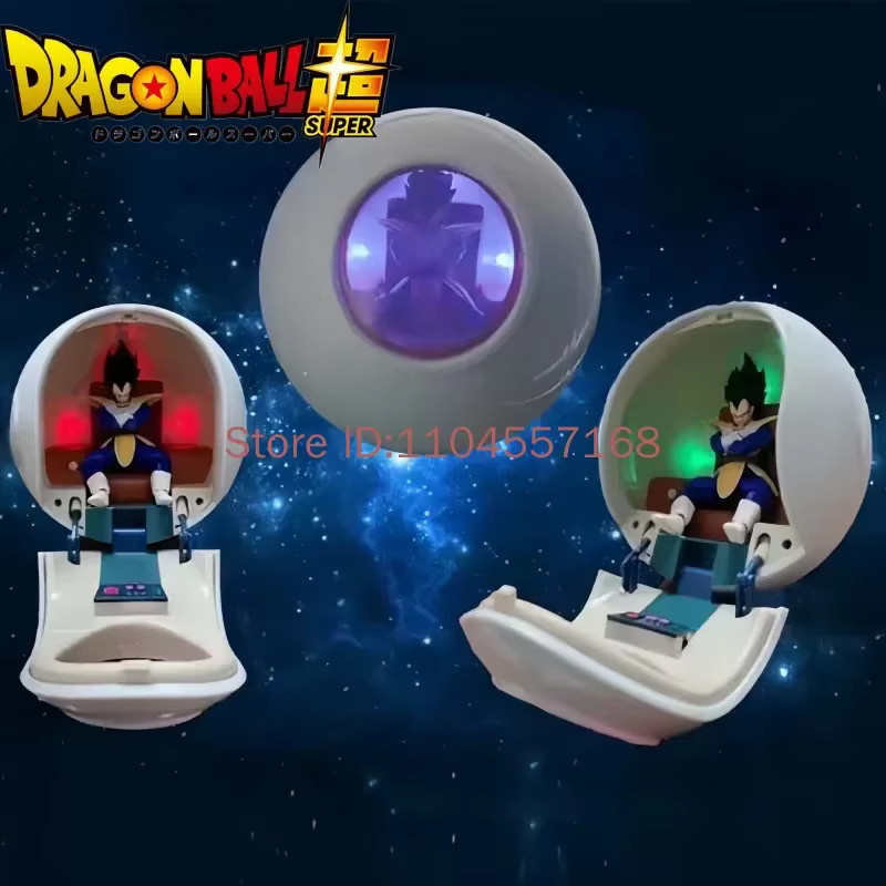 Bandai Dragon Ball Saiyan Goku Vegeta Raumkapsel, Actionfiguren, Leuchtende Modellfigur - Bild 1