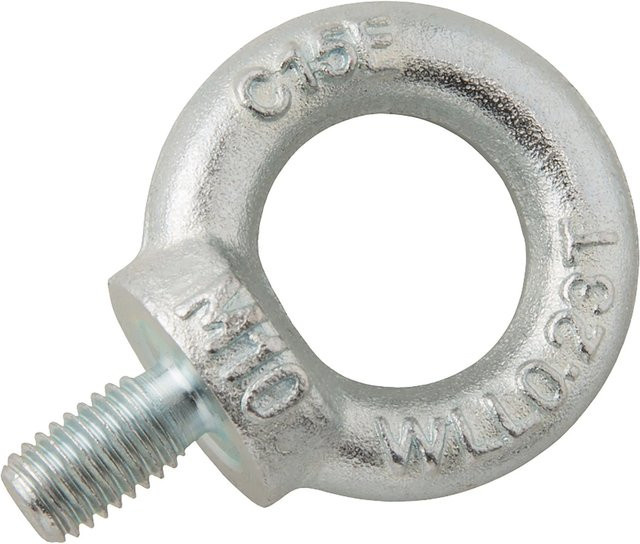 Conacord Ringschraube C15E aus Stahl, Farbe: Silber, Durchmesser: 6 mm, Länge: 36 mm - Bild 1