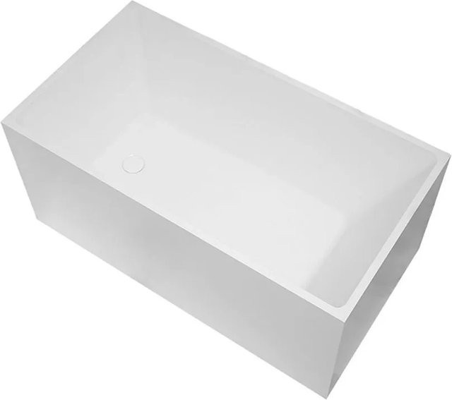 Freistehende Acryl Badewanne 360Home in Weiß, rechteckig, B/T/H: 100 x 70 x 60 cm - Bild 1