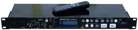 Omnitronic DMP-102 DJ Einzel Media Player 19 Zoll in Schwarz und Blau mit USB-A Anschluss - Bild 1