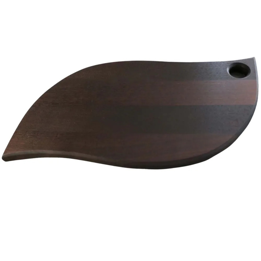DELUKE Schneidebrett OLLI aus Birkenholz mit Griff, Farbe: Braun, B/T/H: 39 x 18 x 1,8 cm - Bild 2