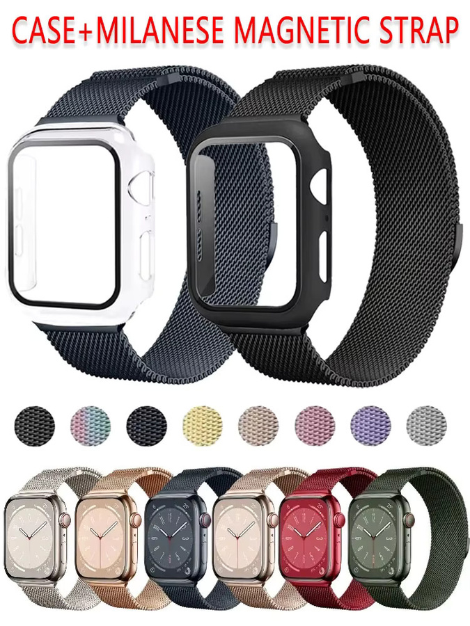 Apple Uhrenarmband Milanese, Schwarz, Unisex - Bild 3
