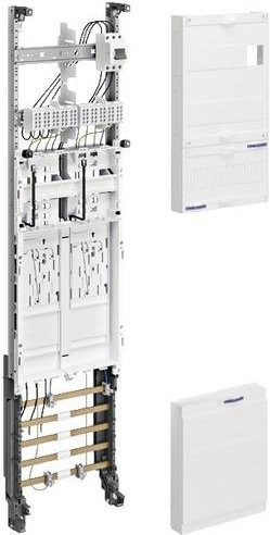 Hager ZH3EZ12PN Komplettfeld Verteiler für Verteilung boards in Weiß aus Stahl, Breite: 105,0 cm, Höhe: 20,5 cm - Bild 1