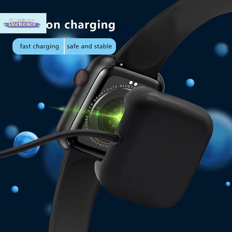 JETTING Magnetisches USB-A Ladekabel für Smartwatch in Schwarz - Bild 2