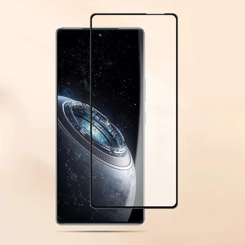 3er-Pack Infinix GT 20 Pro Displayschutz aus 9D gehärtetem Glas mit schwarzem Rand, transparent - Bild 3