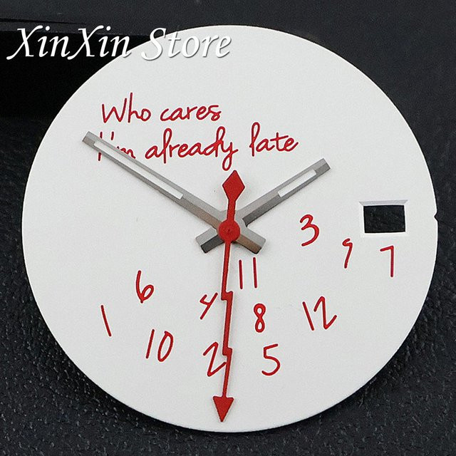XINGHAN Uhrenzifferblatt, Rot, 28,5 mm, Unisex - Bild 1