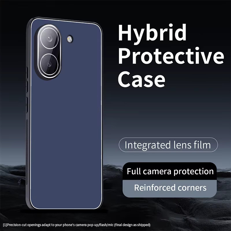 Xiaomi Handyhülle für POCO X8 Pro X8 Pro Max mit integriertem Linsenschutz in Schwarz aus PC und TPU, stoßfest und sturzresistent - Bild 2