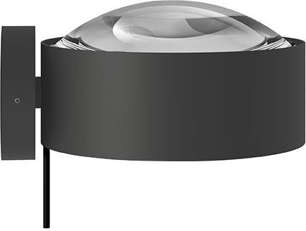 Top Light Puk! 120 Wall Avantgarde LED-Wandleuchte in Anthrazit Matt mit Glaslinse und warmweißem Licht (2700K) - Bild 1