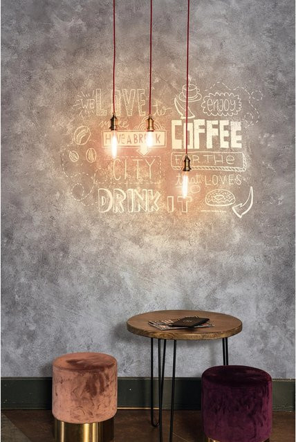Marburg Vliestapete GZSZ Schriftzug Betonoptik Grau mit Typografie-Design, Breite: 159 cm, Höhe: 270 cm - Bild 1