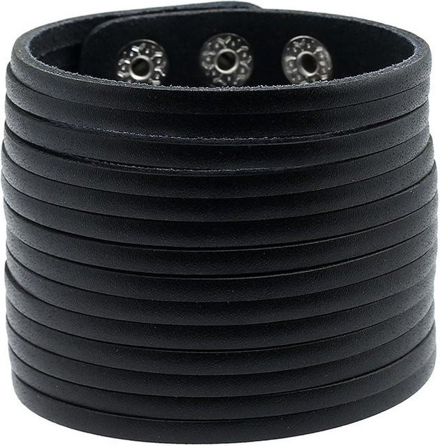 Jessingshow Armband, Leder, Schwarz, Unisex, Punk - Bild 1
