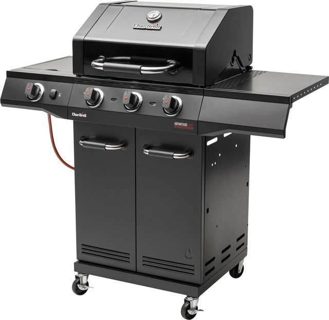 CHAR BROIL Gasgrill Advantage Core B3 in Schwarz mit Seitenbrenner, TRU-Infrared Technology und Warmhalterost - Bild 1