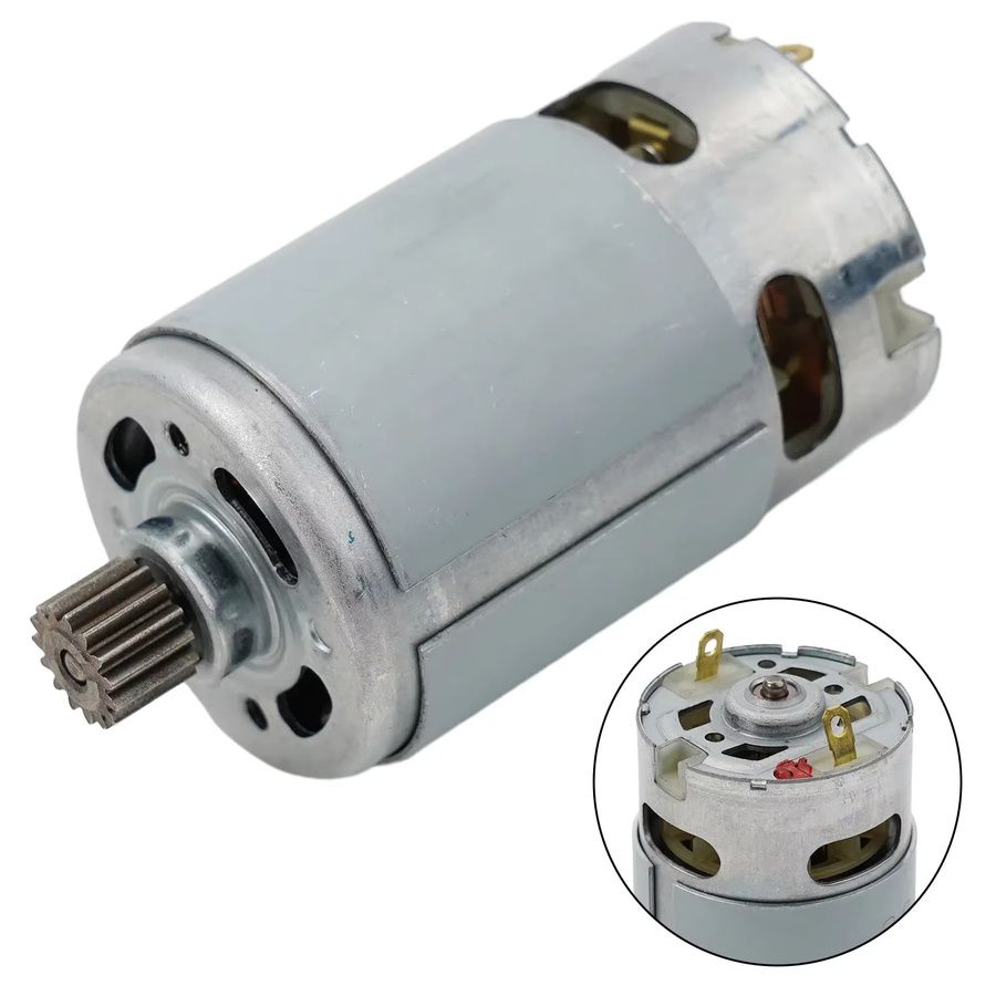 Bosch Ersatz Gleichstrommotor mit 15 Zähnen für 10,8 V und 12 V Akku-Bohrschrauber GSR 1080-2-LI TSR1080-2-LI GSR1200-2-LI GSR1080-2-LI in Silber - Bild 2