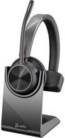 Poly Voyager 4310 UC Monaurales On-Ear Headset mit BT700 USB-A Adapter und Ladestation in Schwarz - Bild 1