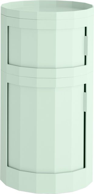 HAY Facet Cabinet in Grün aus recyceltem ABS - Bild 1