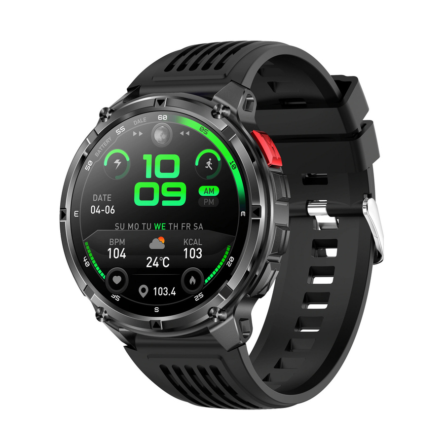 T-REX3 Ultra Smartwatch für Herren mit 1,7 Zoll AMOLED Display, GPS, Kompass, 10ATM Wasserdichtigkeit und 1100mAh Akku in Schwarz - Bild 6