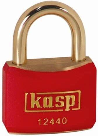 Kasp Vorhängeschloss K12440REDA1 gleichschließend in Goldgelb mit 40 mm Durchmesser - Bild 1