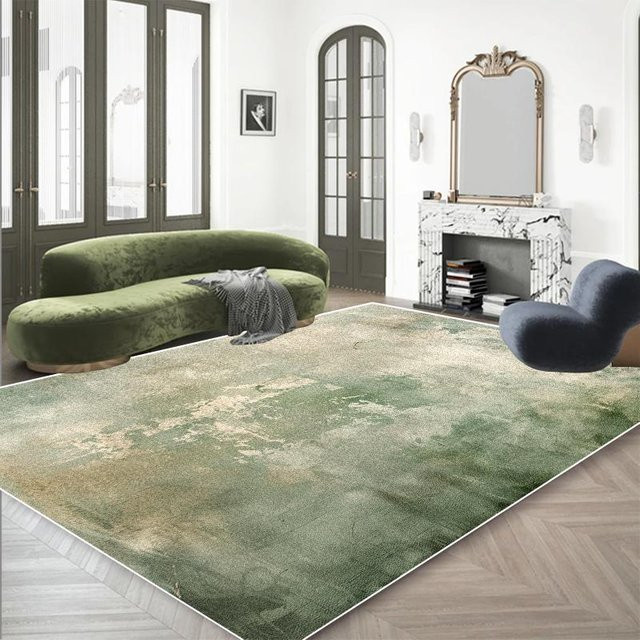 Karpetti Teppich in Grün mit abstraktem Design, rutschfest und leicht zu reinigen, B: 200 cm, T: 300 cm - Bild 1