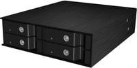 Icy Box IB-2240SSK Wechselrahmen für 2.5 Zoll SATA Speicherlaufwerke mit Lüfter in Schwarz - Bild 1