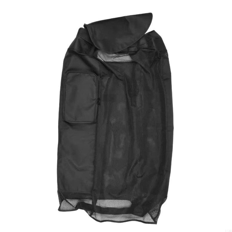 OOTDTY Tragetasche F19E für Lautsprecher in Schwarz mit seitlicher Aufbewahrungstasche für Ladekabel - Bild 2
