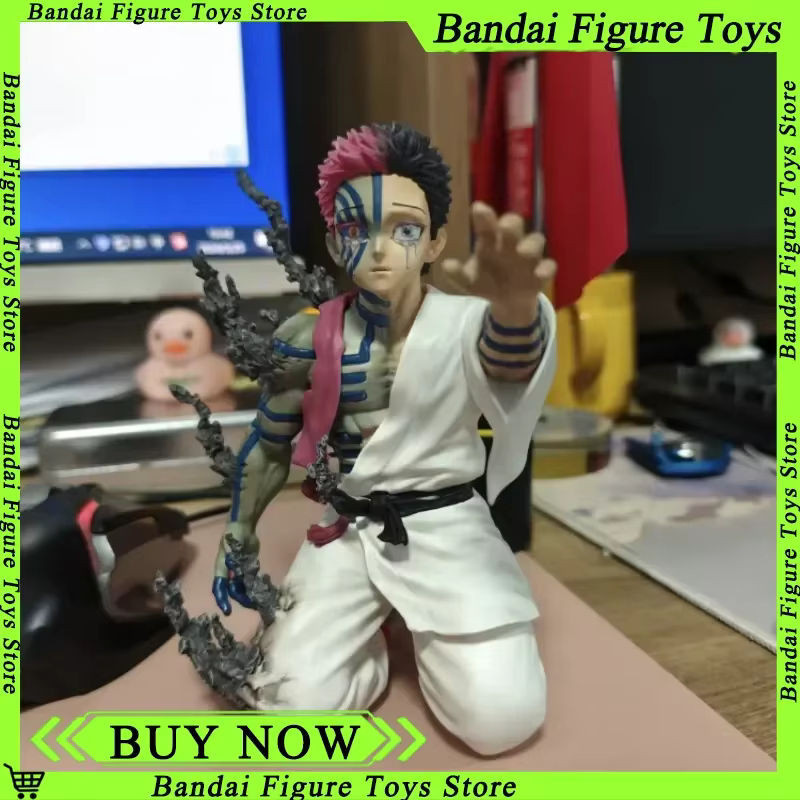 Bandai Dämon Slayer Anime Figur Akaza Hakuji aus PVC, mehrfarbig, Höhe: 13 cm - Bild 1