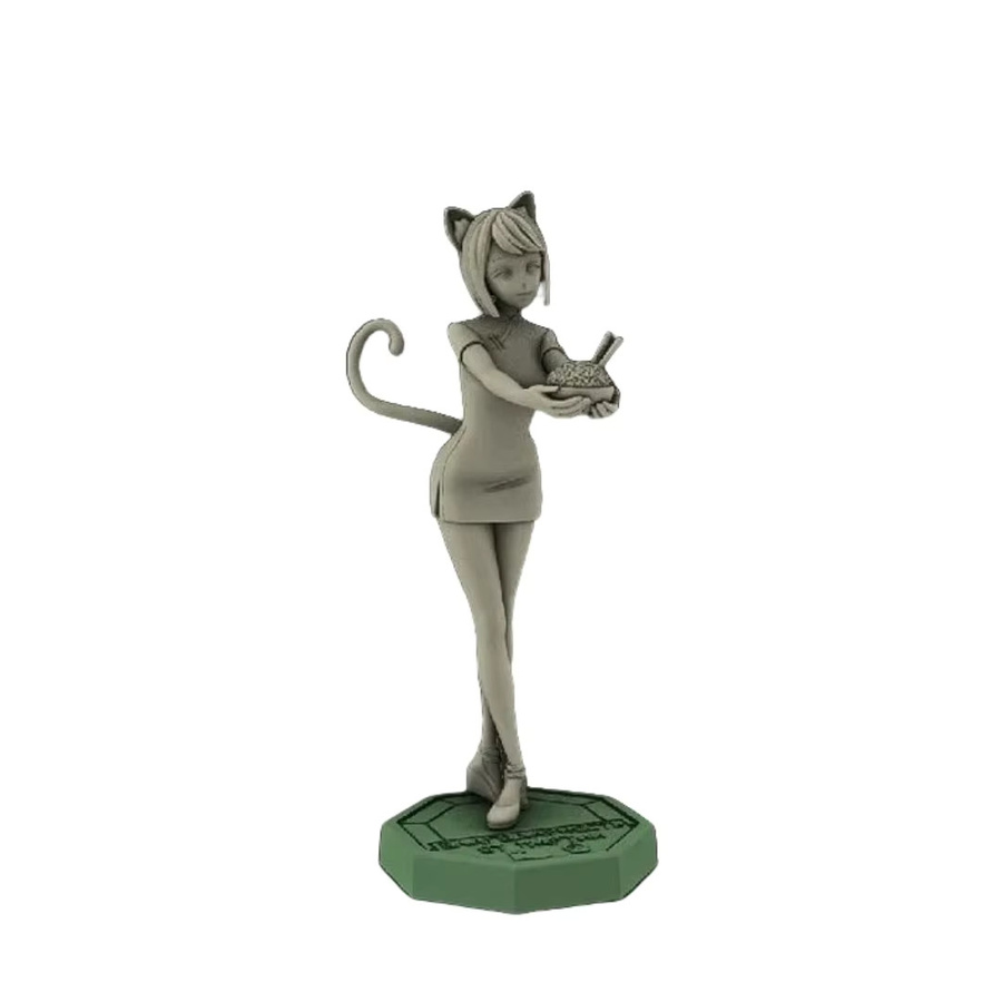 GK Fantasy-Thema Katzenfrau, Resin-Soldatenmodell, unmontiertes und unbemaltes DIY-Set - Bild 2