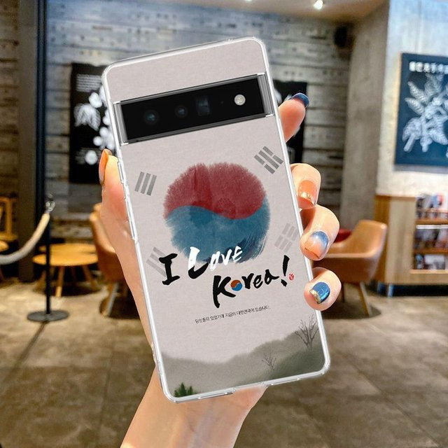Transparente Google Pixel 10 Pro Handyhülle aus weichem TPU mit koreanischem Buchstaben Design - Bild 1