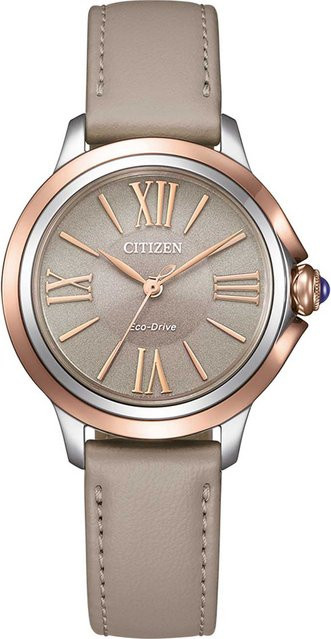 Citizen Armbanduhr, Solar, Edelstahl, 32 mm, Leder, Damen - Bild 1