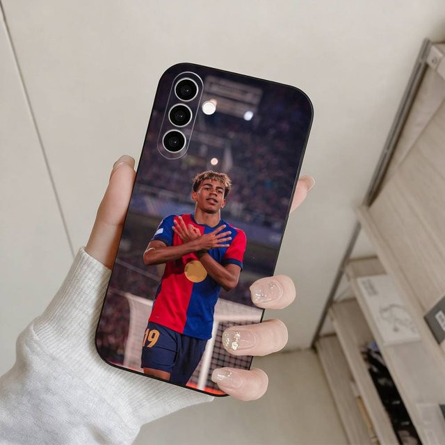 Lamine Yamal Handyhülle für Samsung Galaxy A73 A72 A71 A70 A53 A52 A51 A22 5G in Schwarz - Bild 1